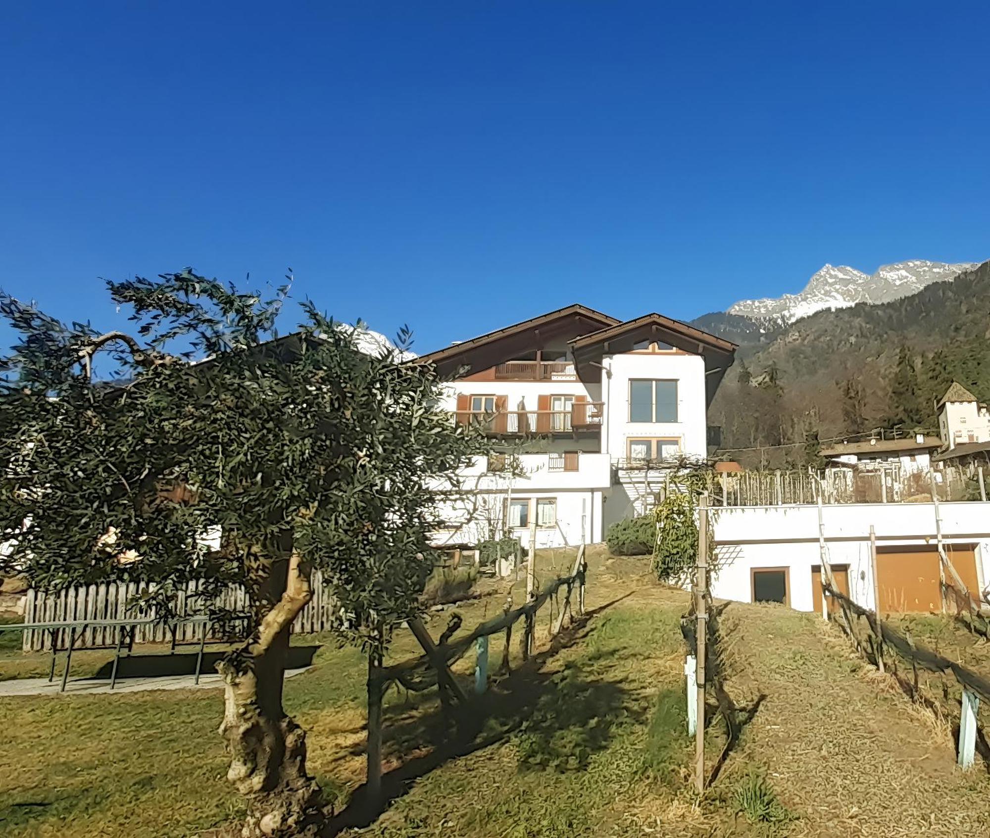 Froehlichhof Wohnung Apfelbluete Lagundo Exterior photo
